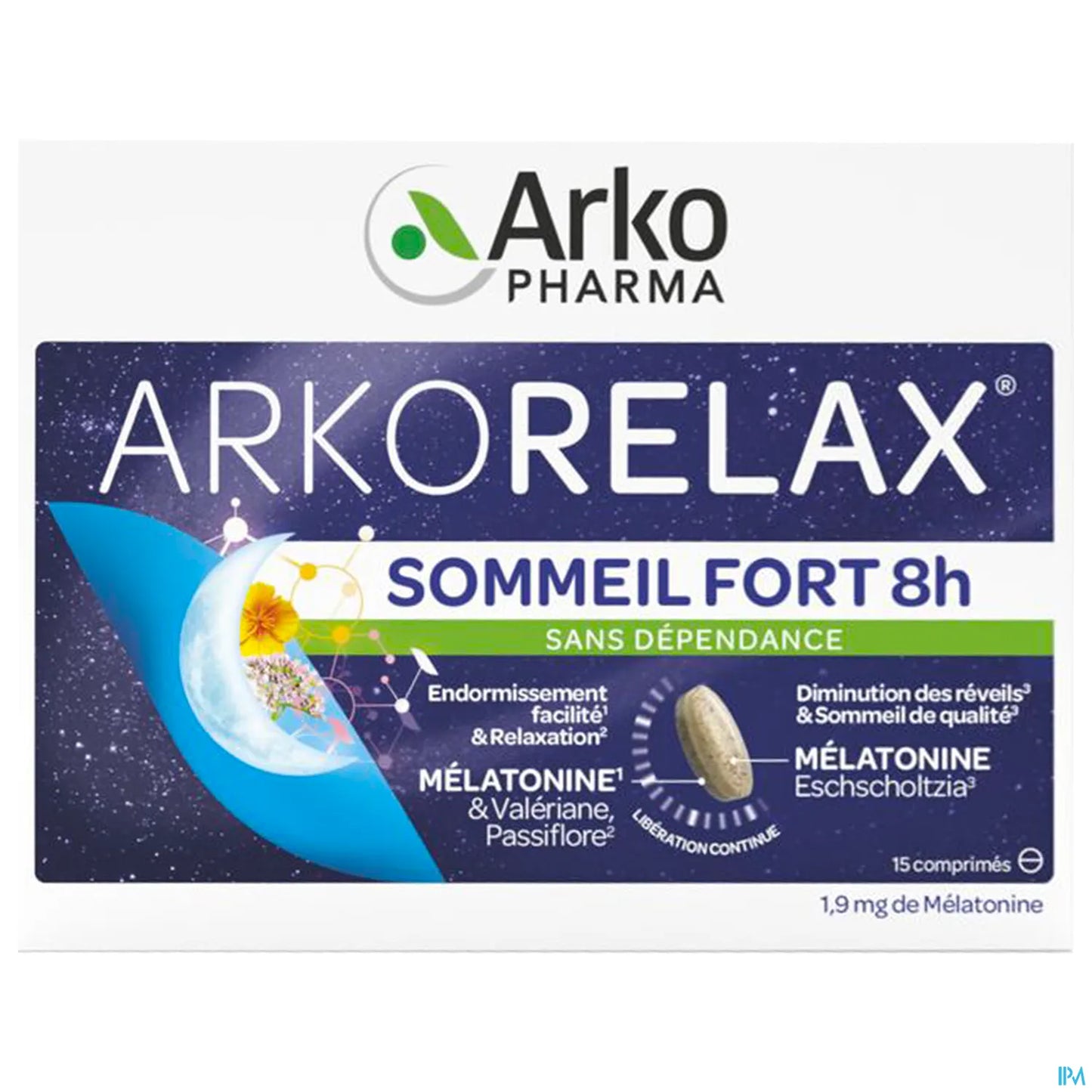 Arkorelax Strong Sleep 8H Tablets B/15