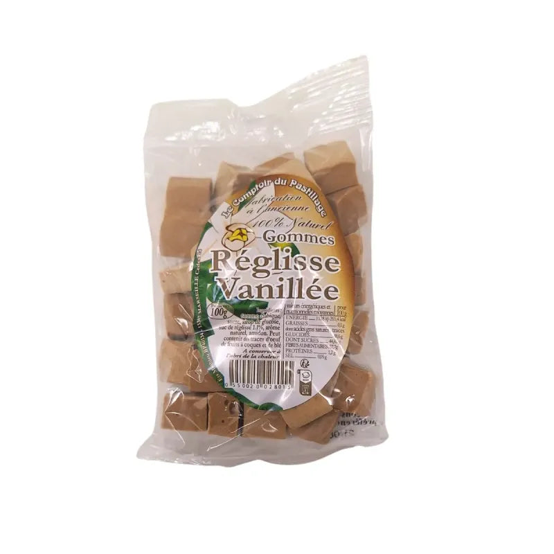 Gommes Réglisse Vanillée 100g
