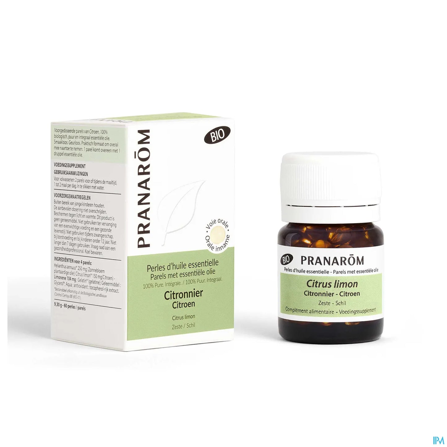 Perles Huile Essentielle Citronnier 60 unités 100 mg