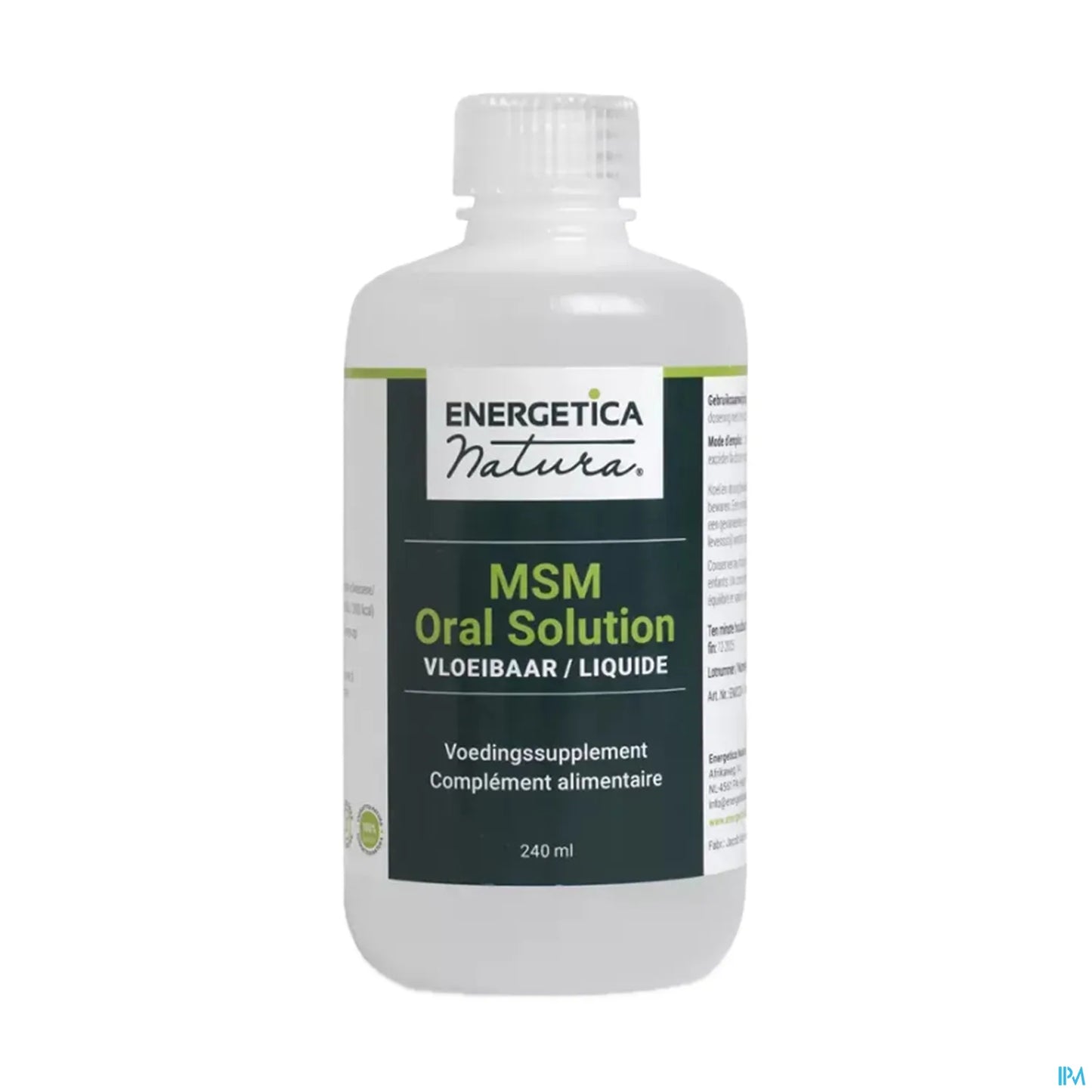 Solution Orale Méthylsulfonylméthane 240 mL