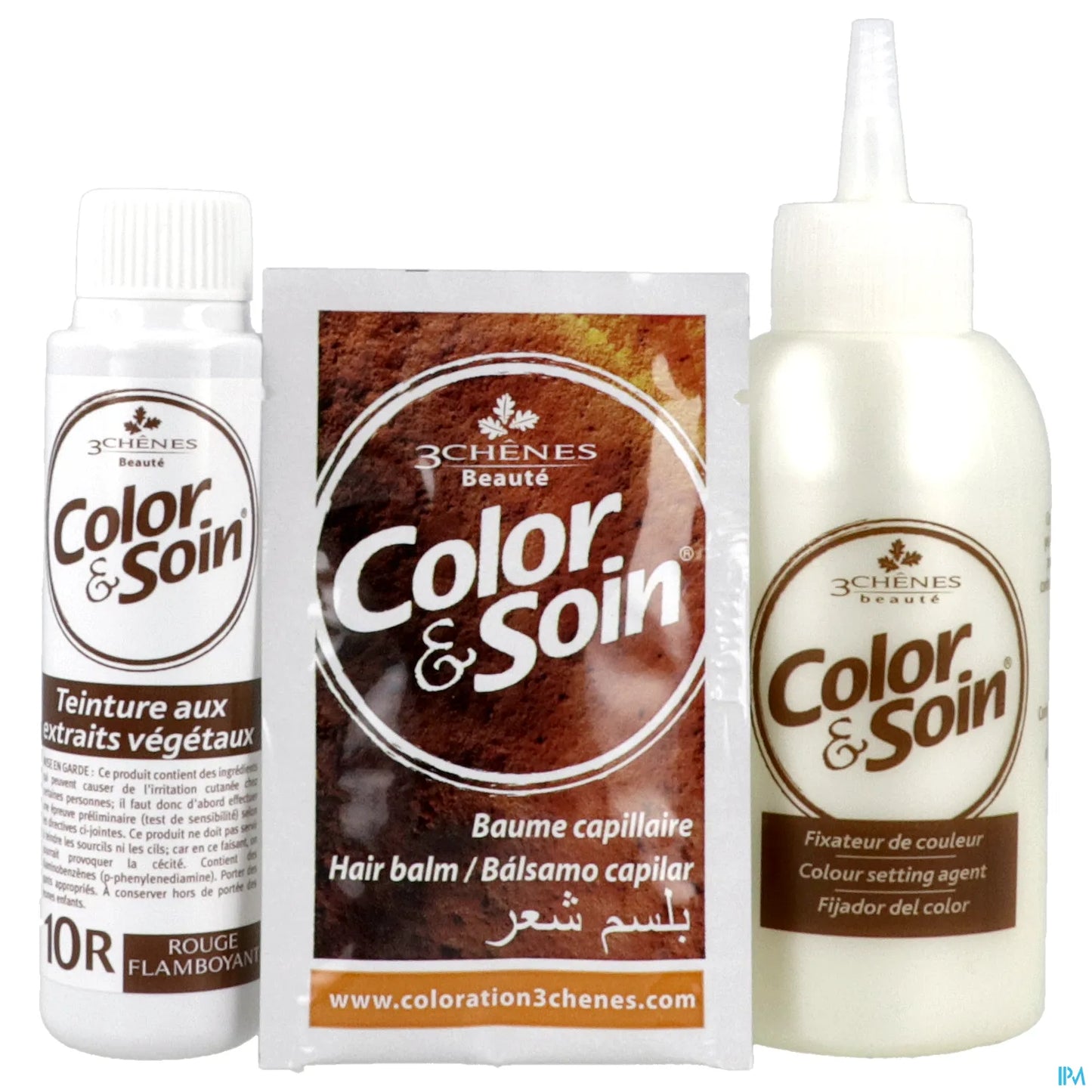 3 Chênes Color & Soin Rouge Flamboyant 10R