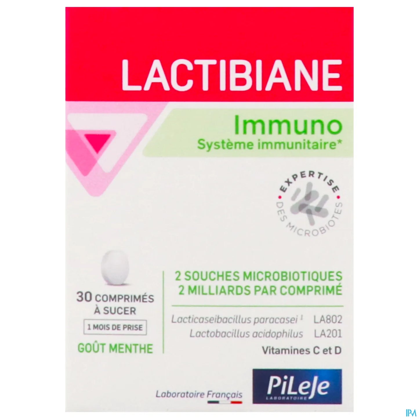 Lactibiane Immuno Comprimés à Sucer Boîte de 30