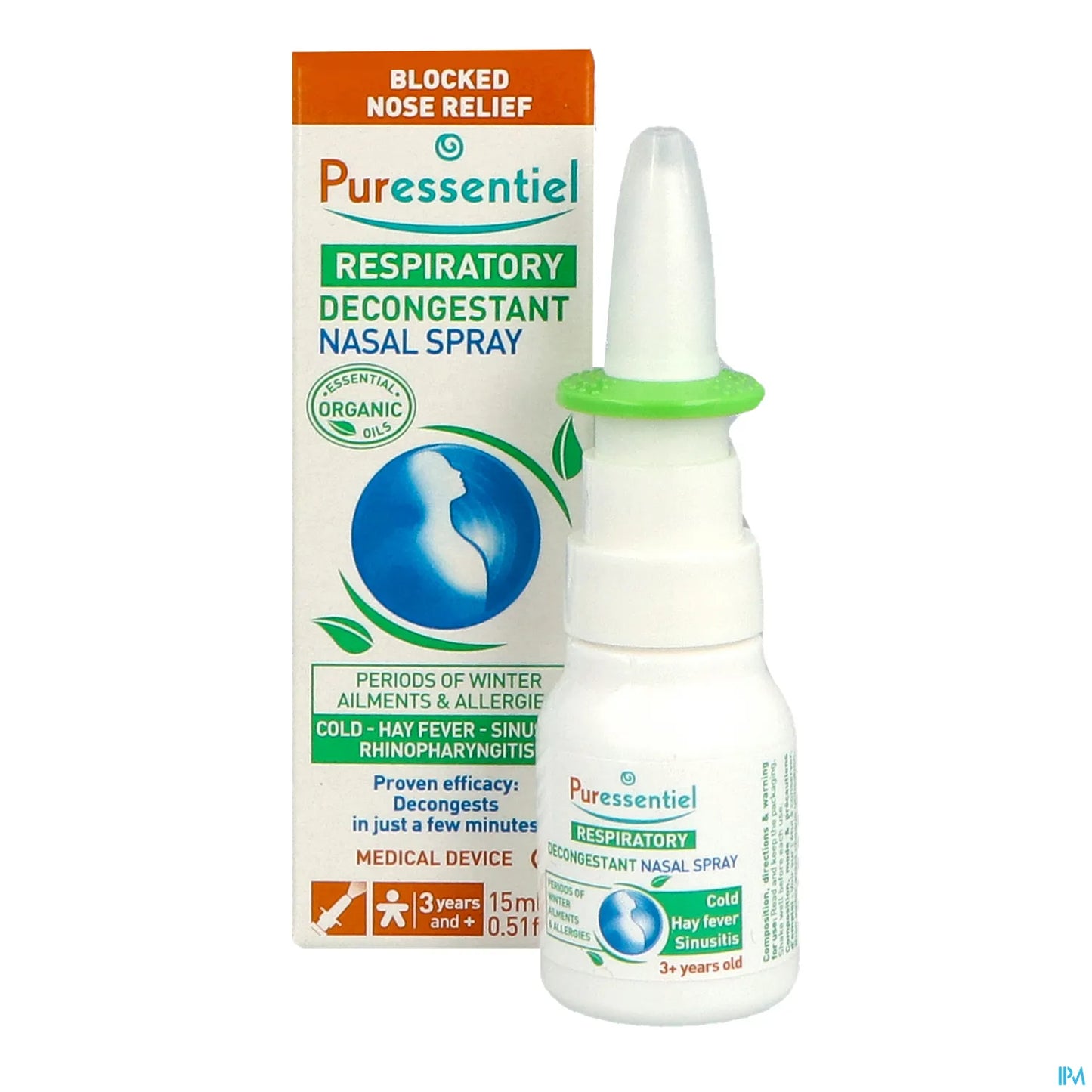 Respiratoire Spray Nasal Décongestionnant Bio 15 ml