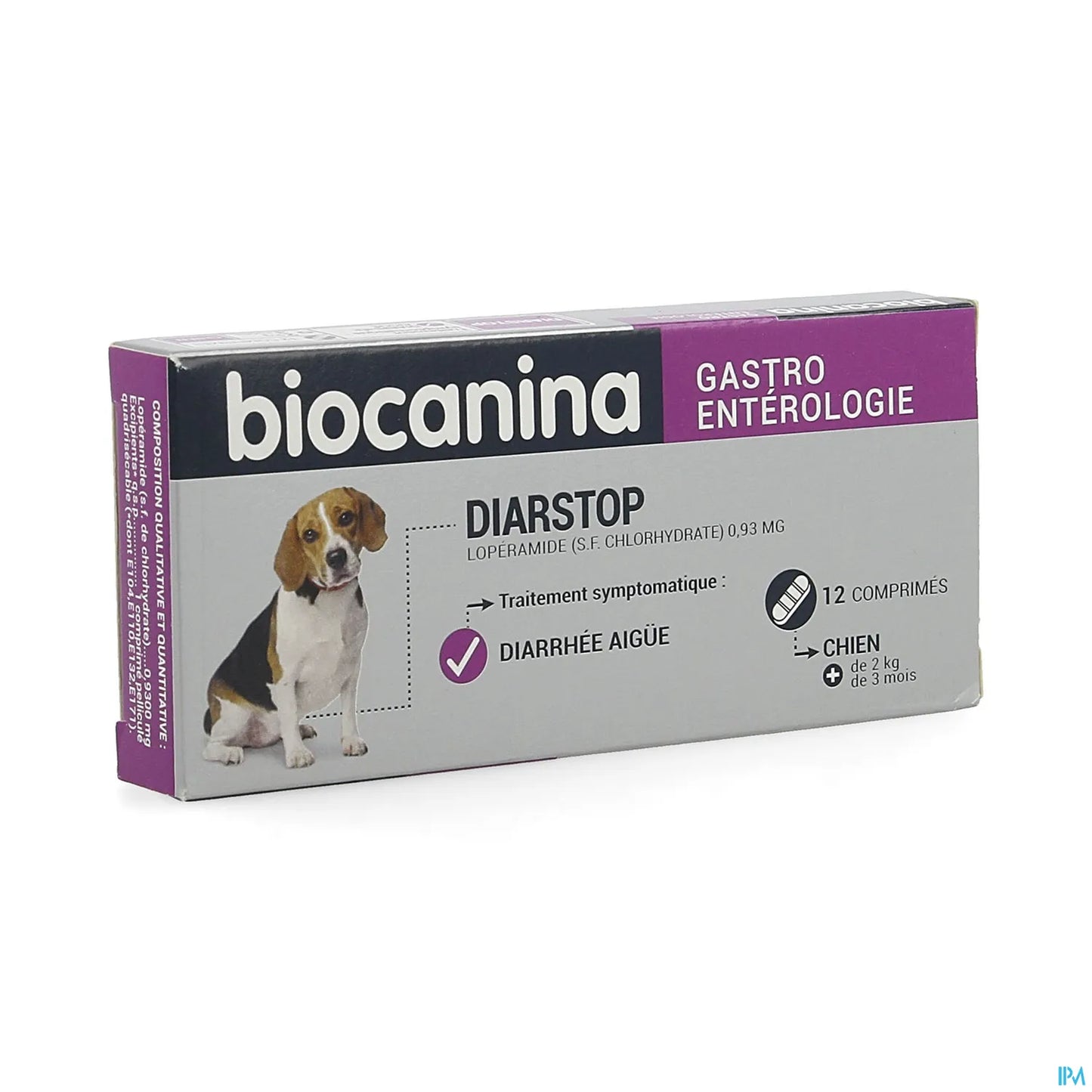 Biocanina Diarstop Comprimés Pelliculés Boite de 12