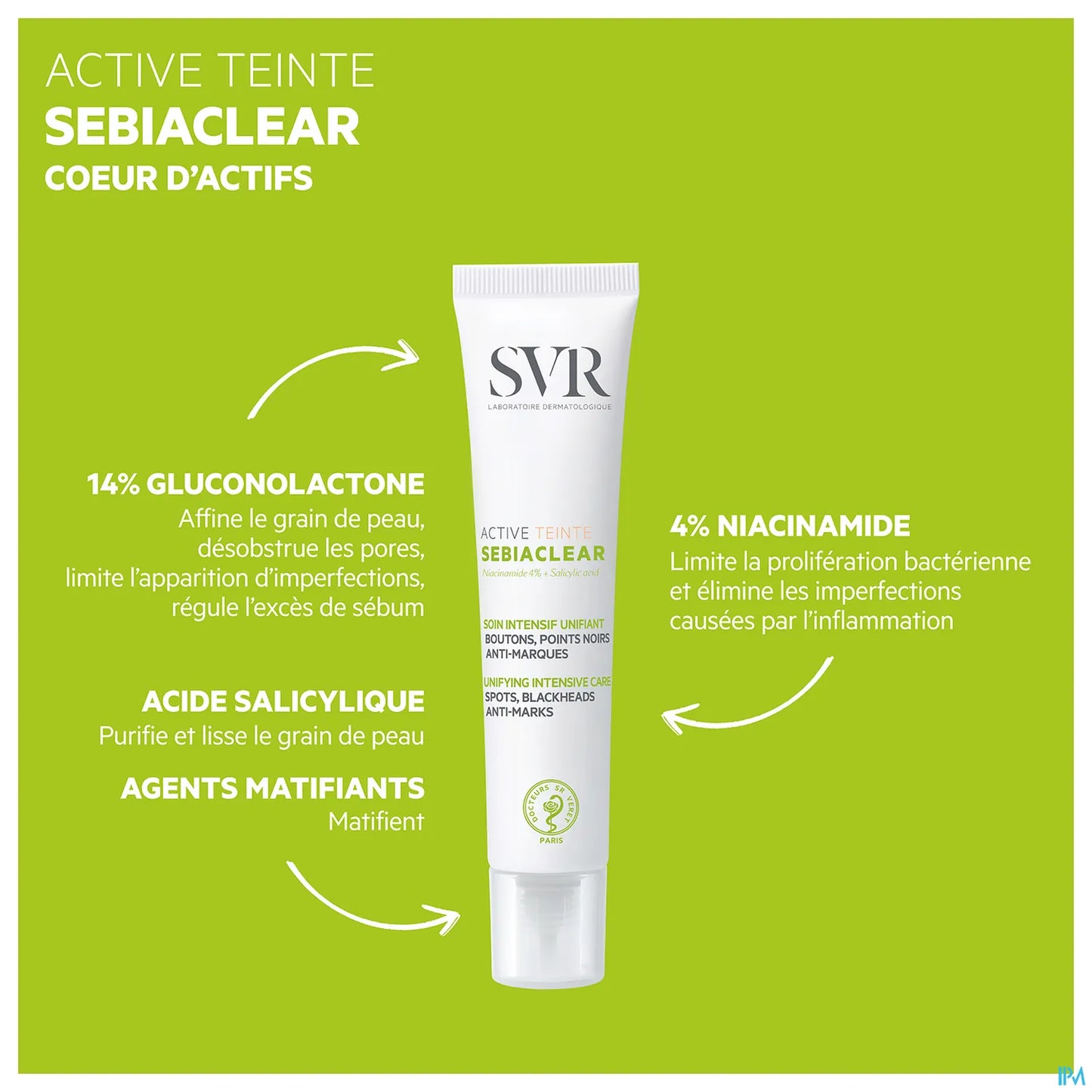 Sebiaclear Active Teinté 40 ml