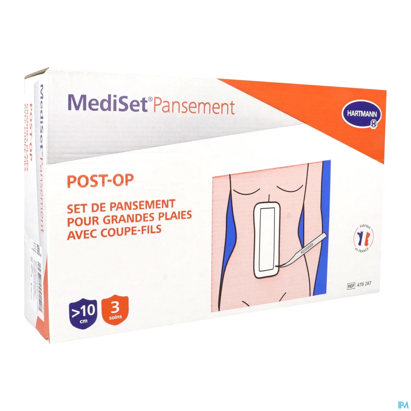 Mediset Pansement Postopératoire Grandes Plaies 3 unités