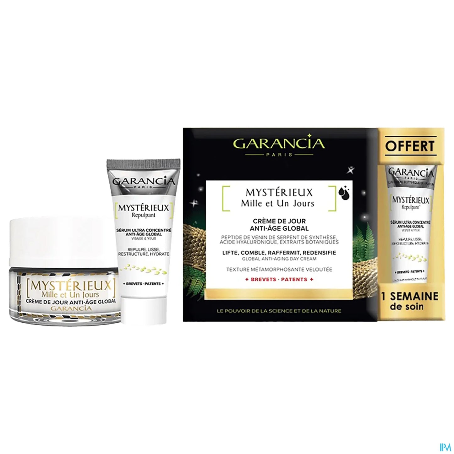 Crema anti-età globale da giorno misteriosa Thousand and One Days 30 ml con miniatura da 5 ml