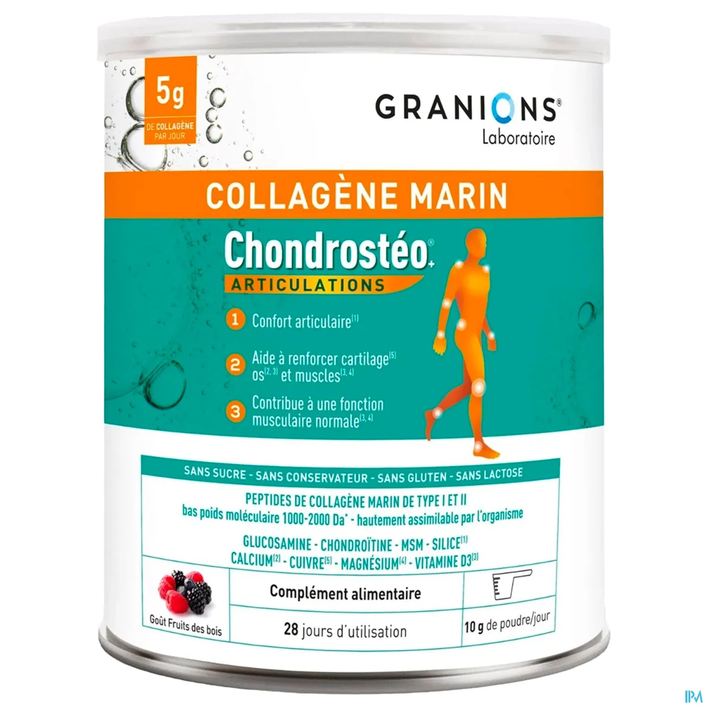 Chondrostéo Collagène Marin Articulations Poudre 280g