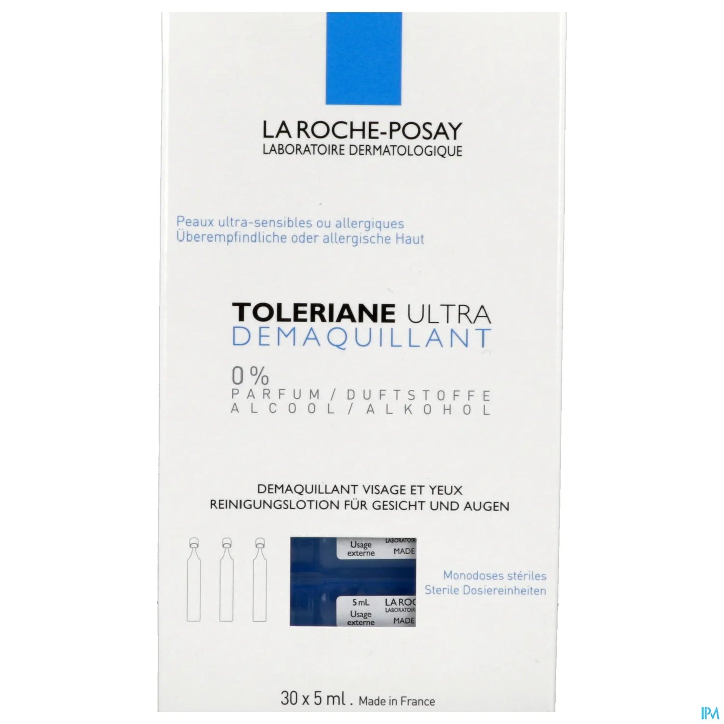 Toleriane Démaquillant Yeux Dosettes 30x5mL