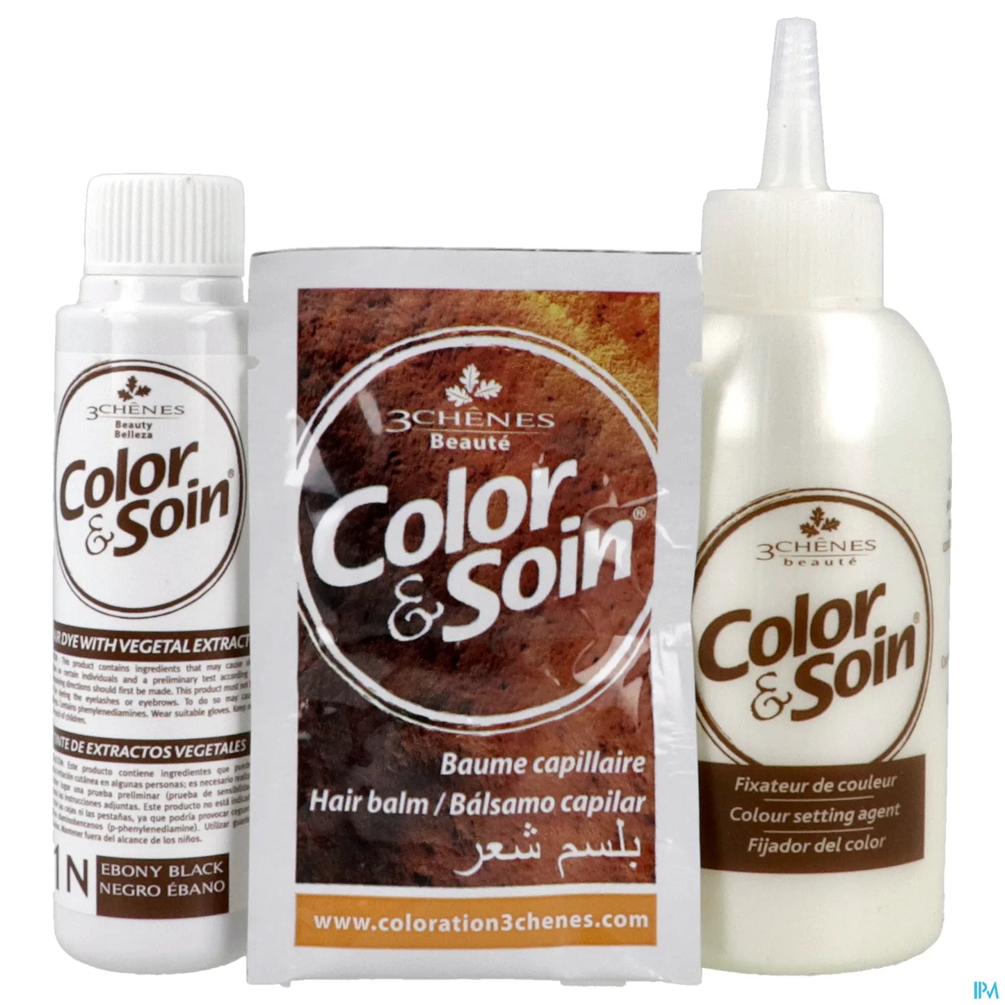 3 Chênes Color & Soin Noir Ébène 1N