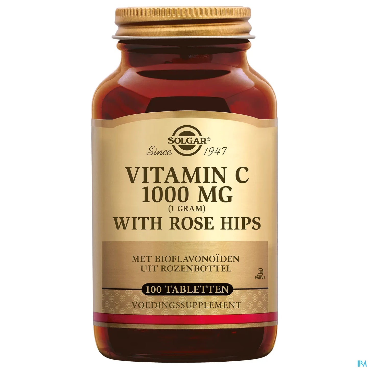 Vitamine C 1000 mg avec Rose Hips 100 Comprimés