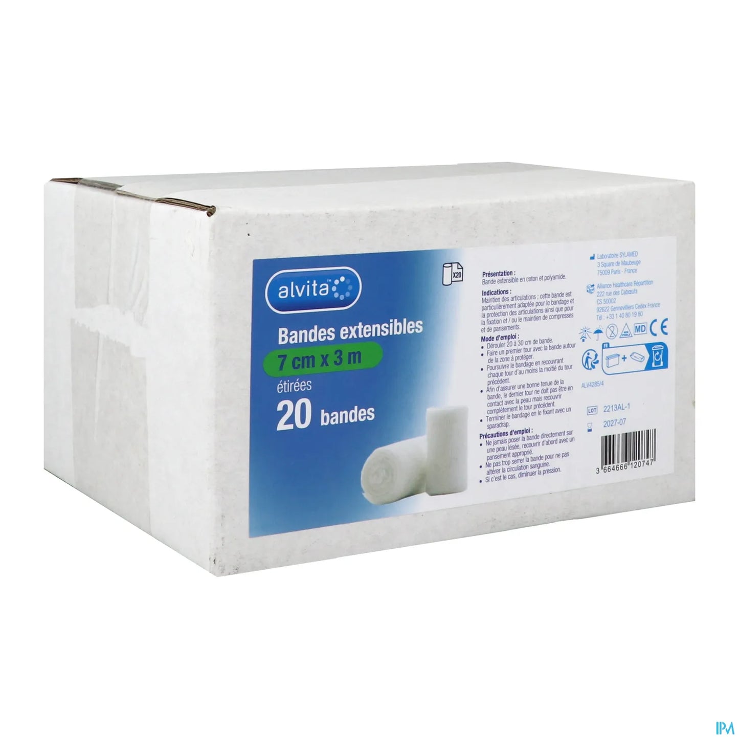 Fascia elastica 7 cm x 3 m 20 unità