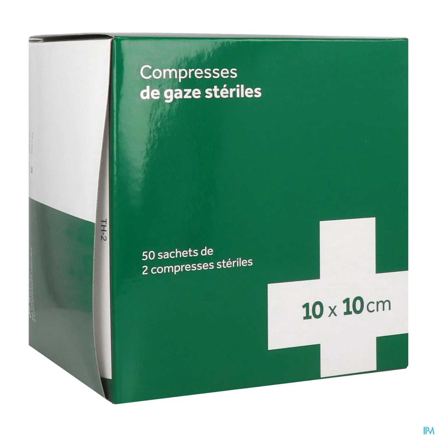 Compressa di garza sterile 10 x 10 cm Confezione da 2 x 50