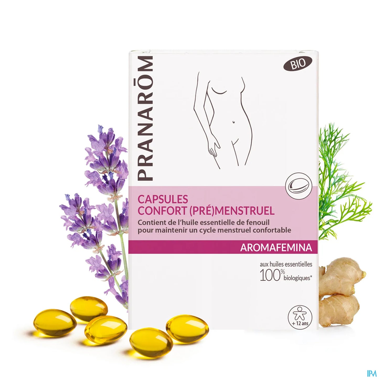 Capsule Aromafemina Pre-Mestrual Comfort 30 capsule.