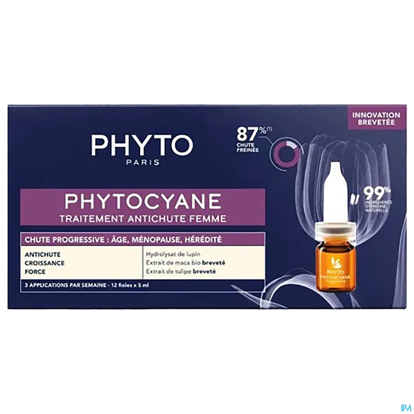 PhytoCyane Traitement Anti-Chute Progressif Femme 12x5ml