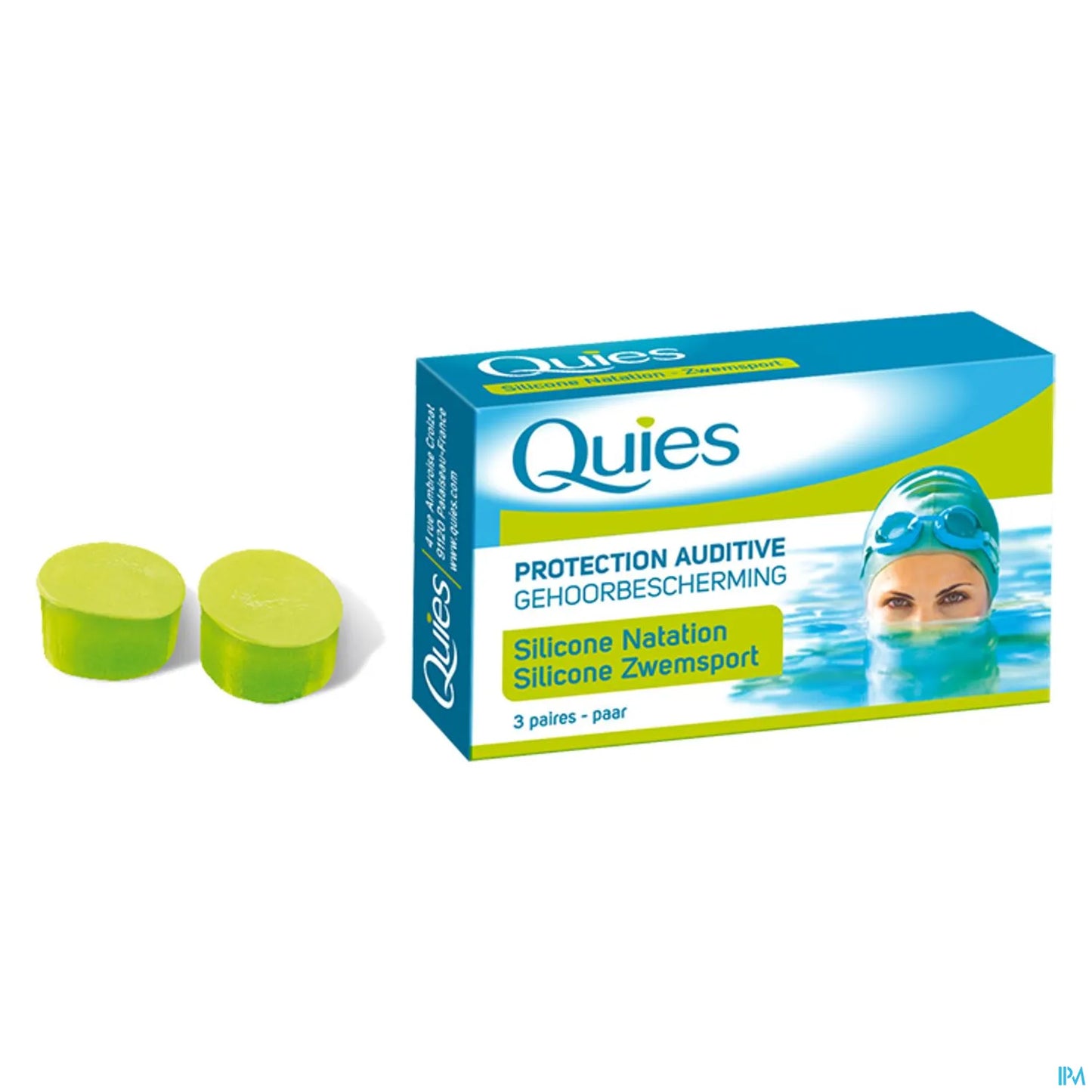 Aquaplug Protection Auditive Natation 1 Paire Reutilisable