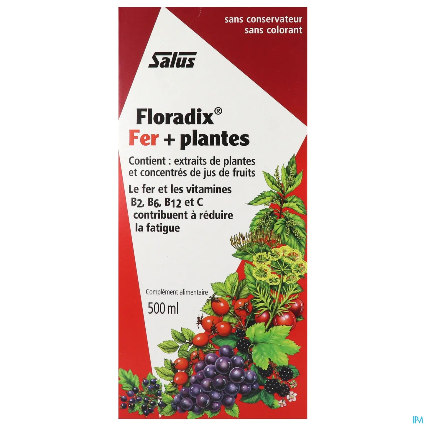 Floradix Fer Plante Solution Buvable 500ml