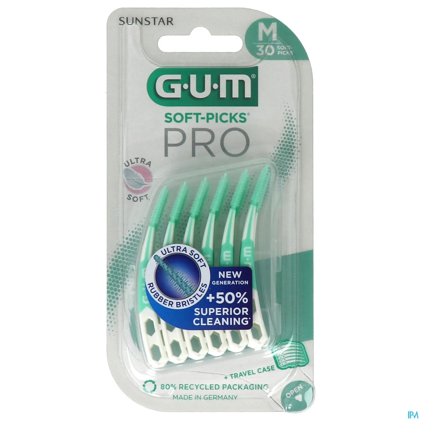 G.U.M Soft-Picks Pro Ultra Soft Medium 30 Unités
