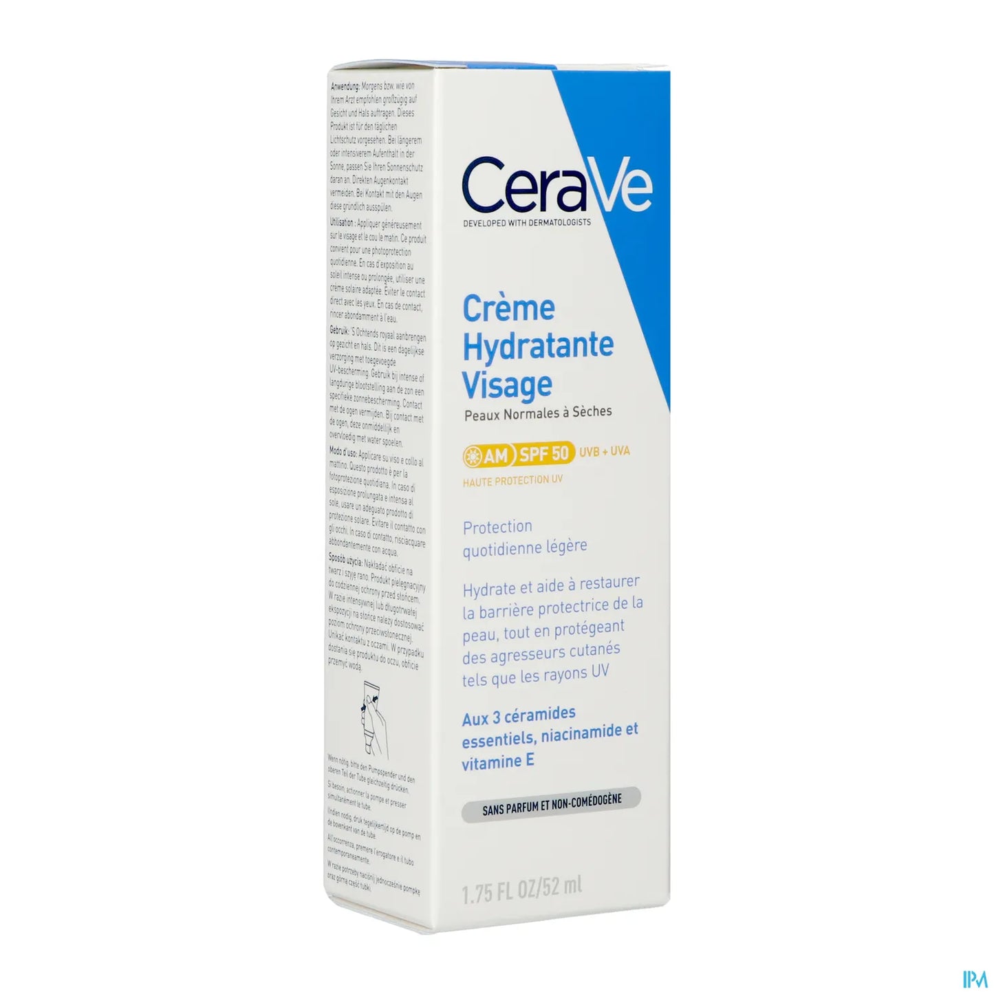 Crème Hydratante Visage Facteur De Protection 50 52 ml