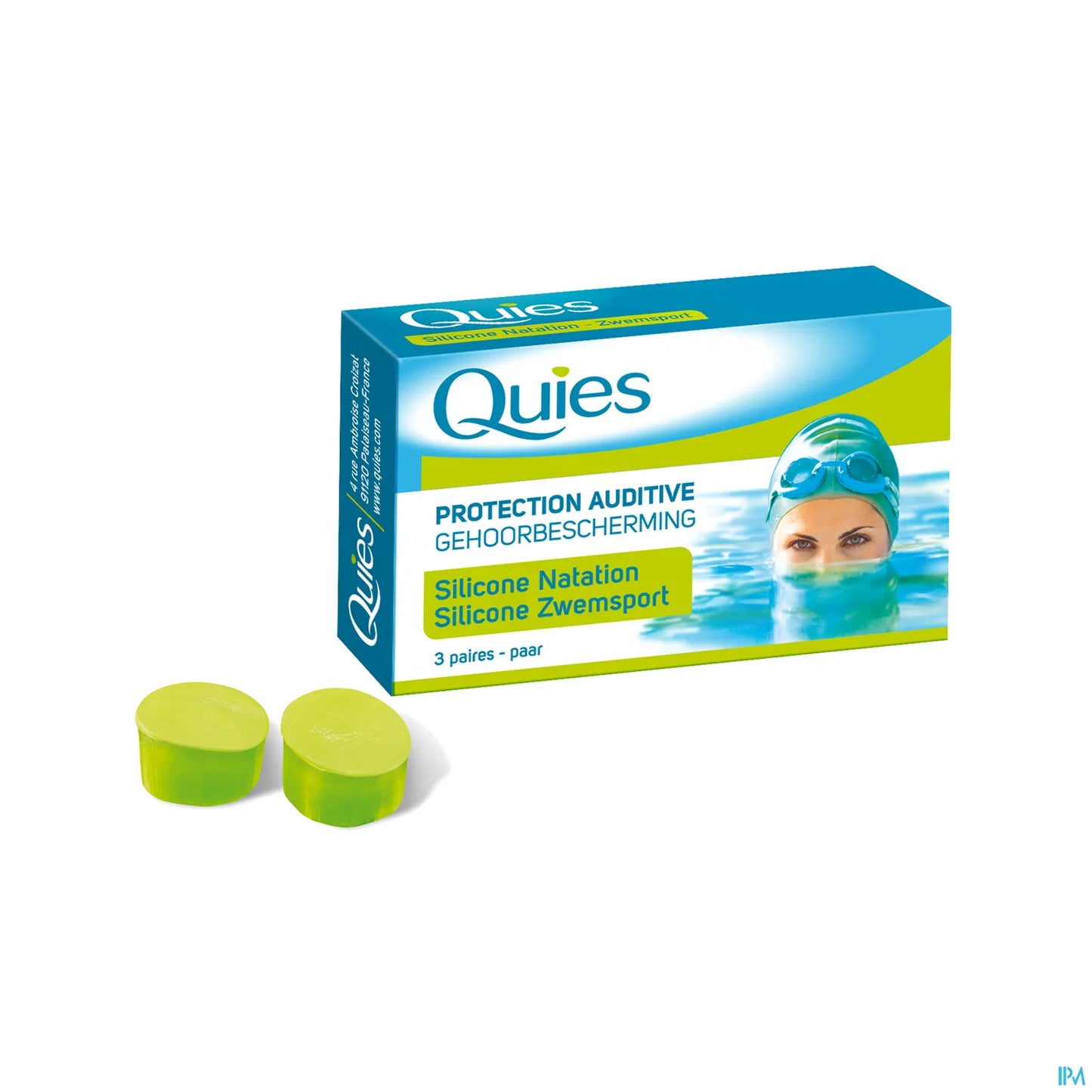 Protection Auditive Silicone Natation Adulte 3 Paires