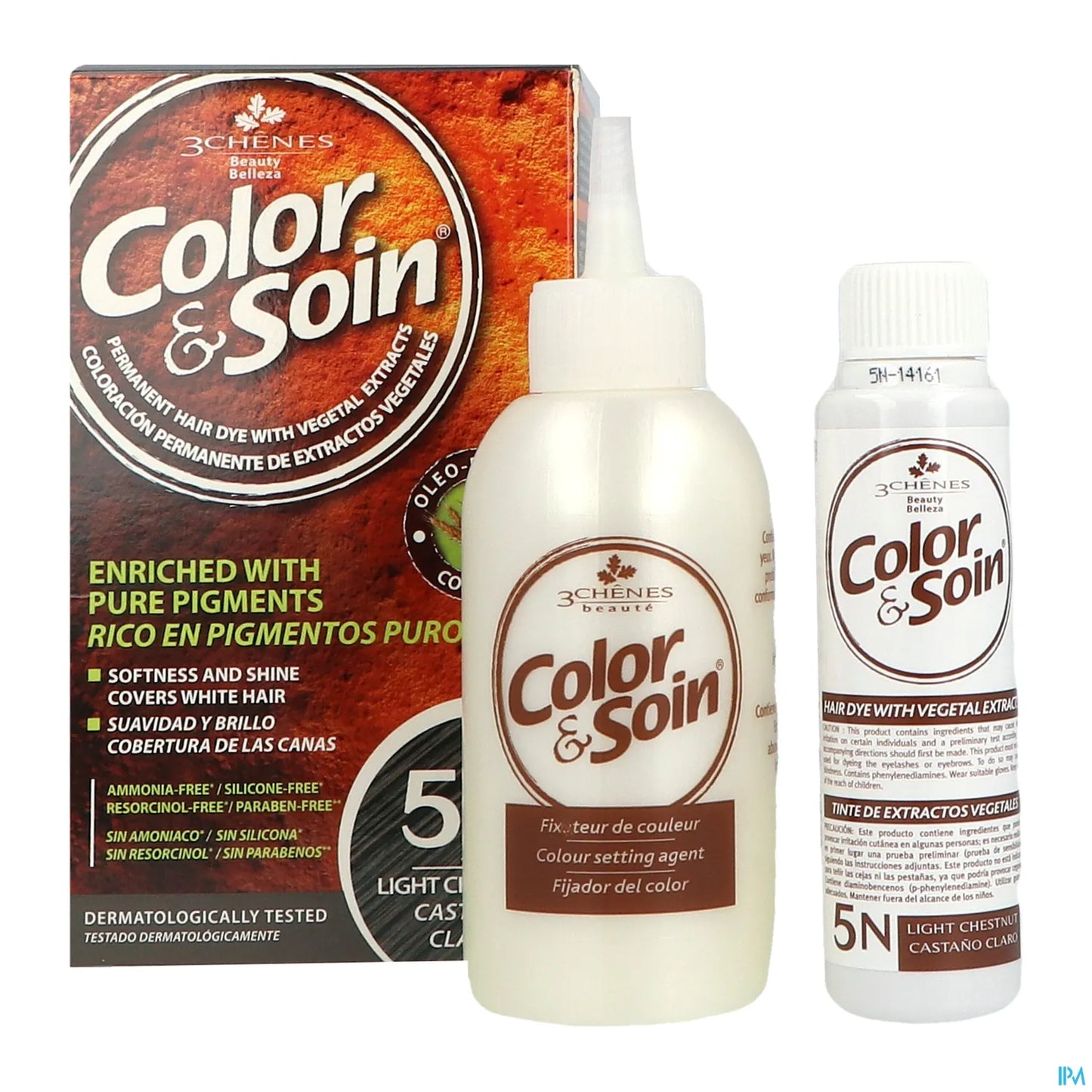 3 Chênes Color & Soin 5N Chatain Clair 135ml