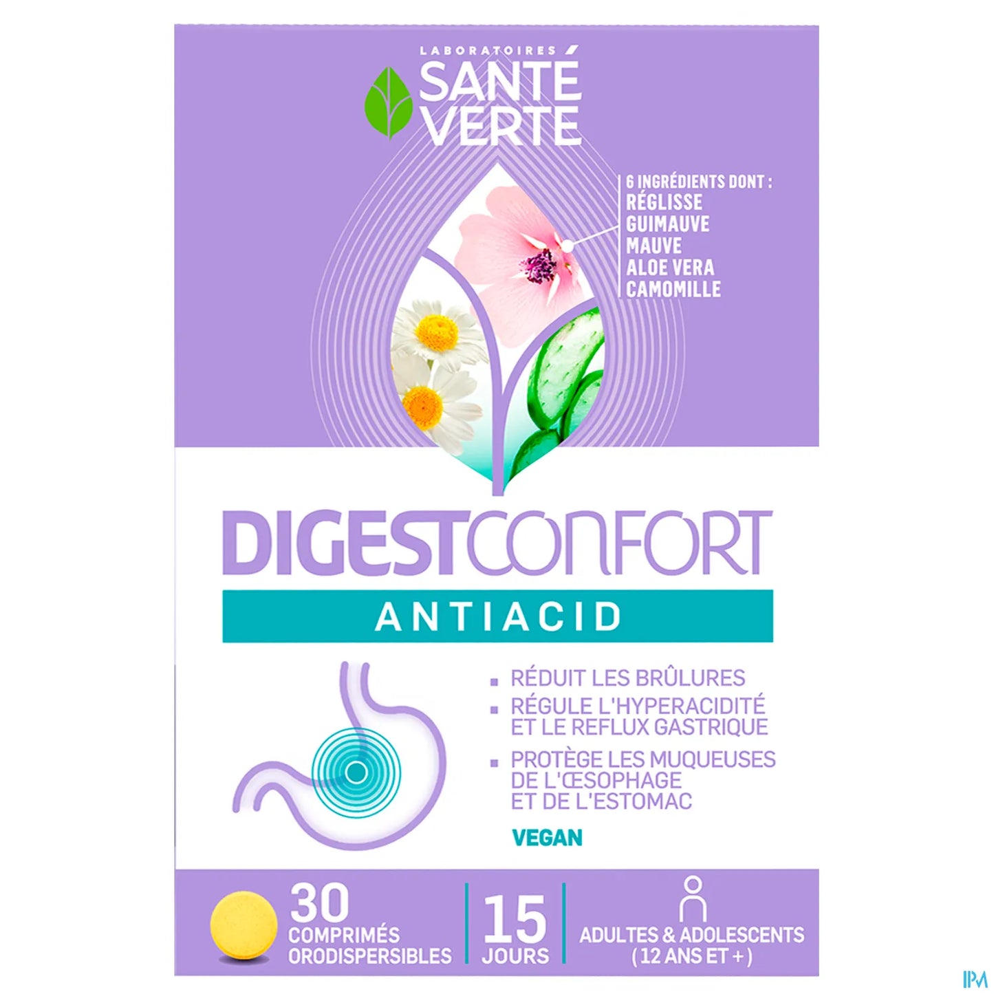 DigestConfort Antiacid 30 Comprimés Orodispersibles