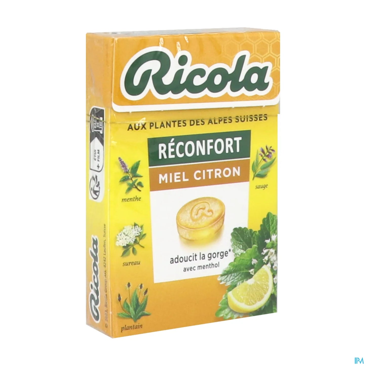 Ricola Réconfort Miel Citron 50 g