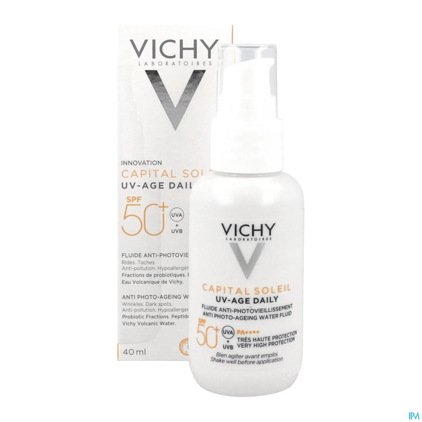 Capital Soleil UV-Age Daily SPF50+ Fluide Water Anti-Age 40ml