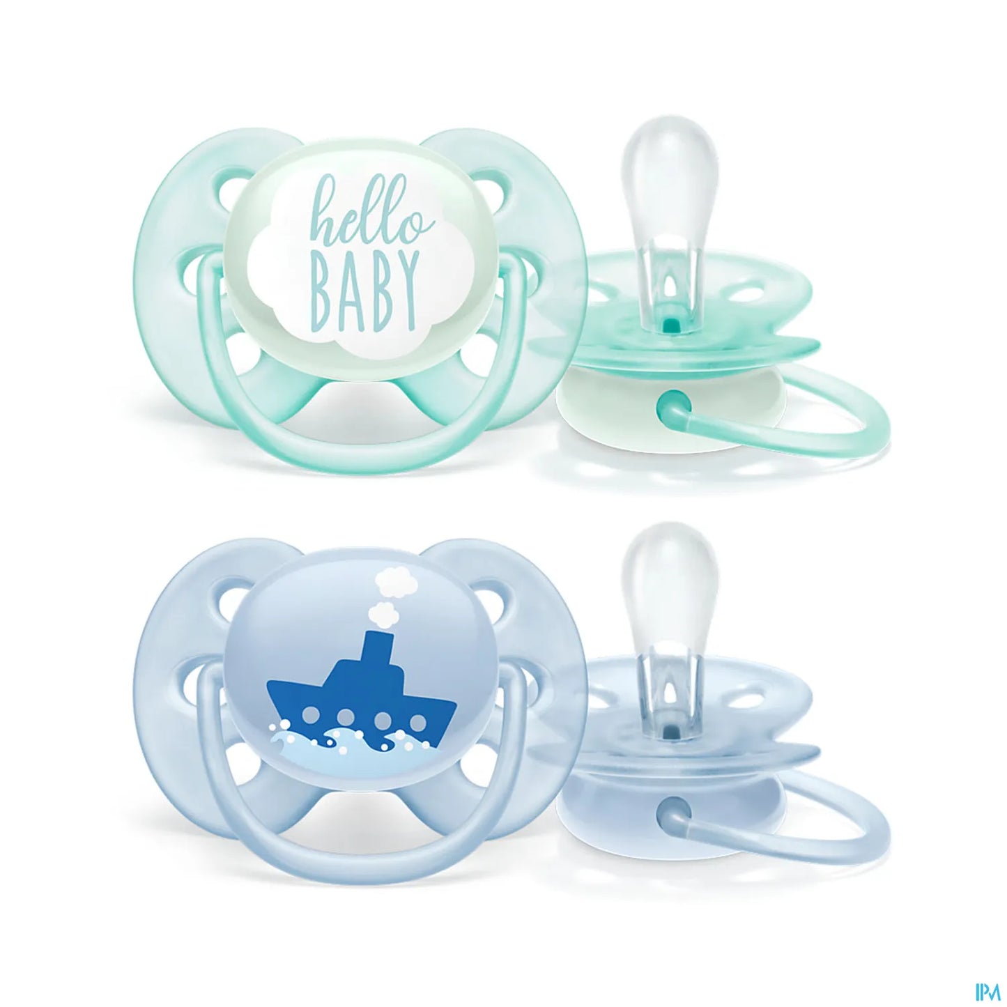 Avent Sucettes Ultra Douce Orthodontiques 0 à 6 Mois 2 unités