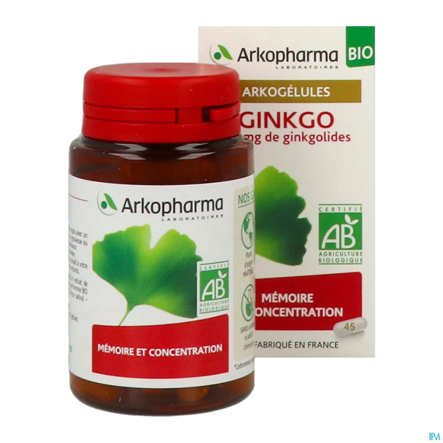 Arkogélules Bio Ginkgo 45 Capsules