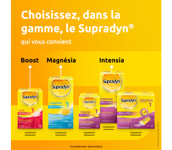 Supradyn Intensia 20 Sticks Forme en Poudre