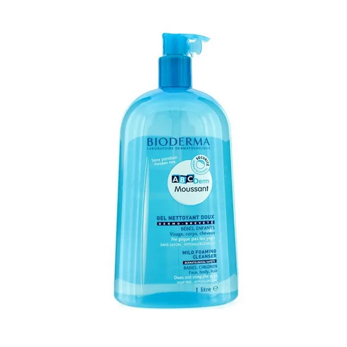ABCDerm Moussant Gel Nettoyant Doux 1 Litre