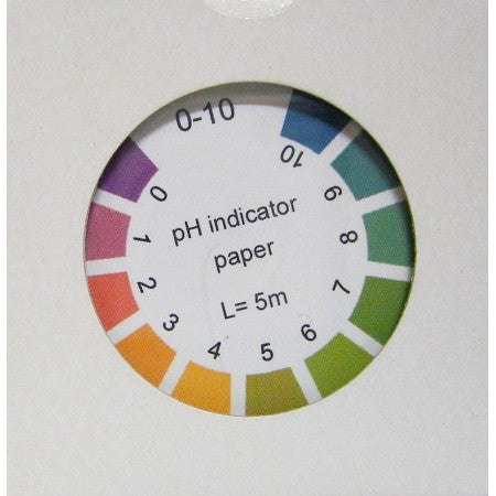 Papier pH Mesure 0 a 10 Rouleau de 5 Mètres
