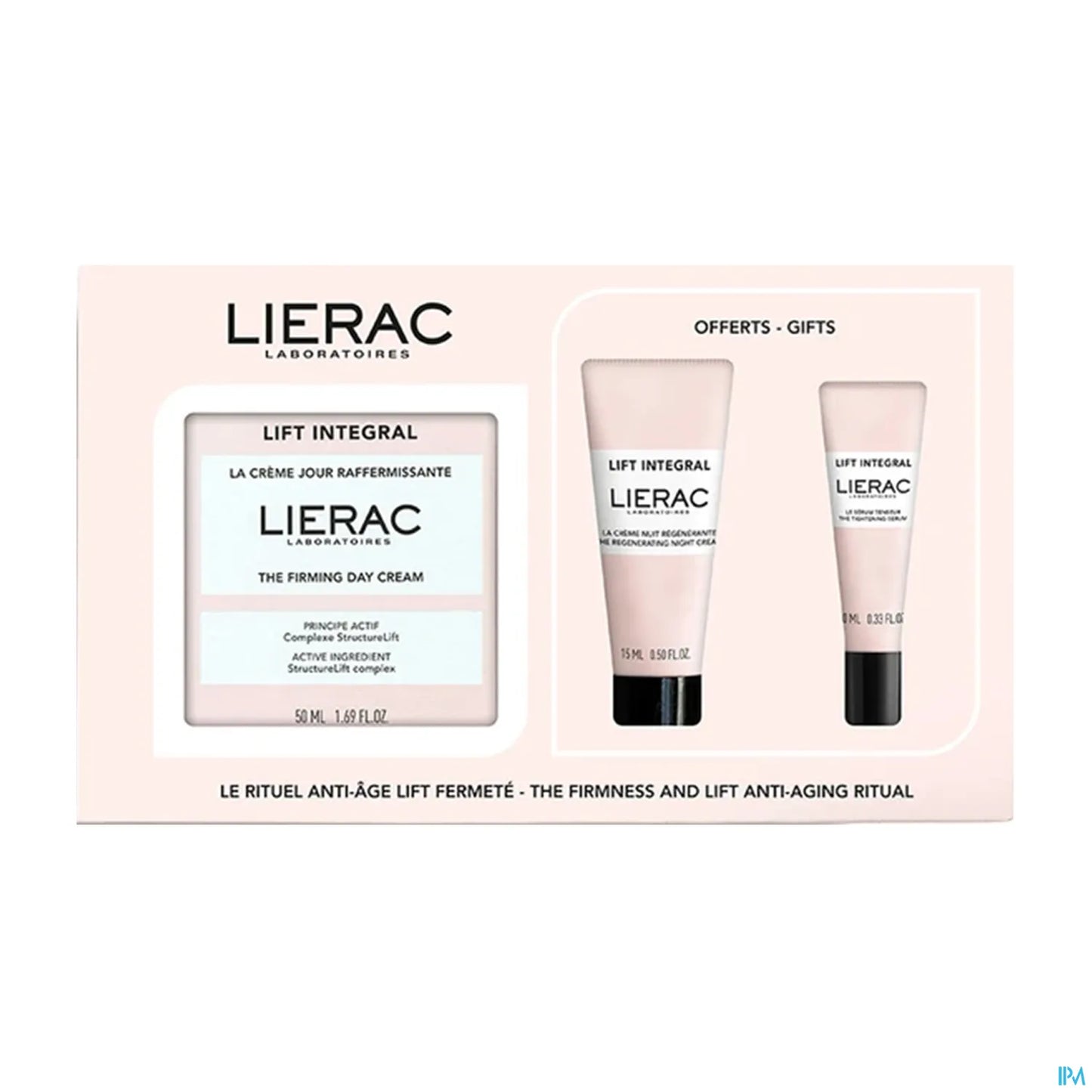 Set regalo Lift Integral: crema giorno 50 ml, crema notte 15 ml e siero 10 ml