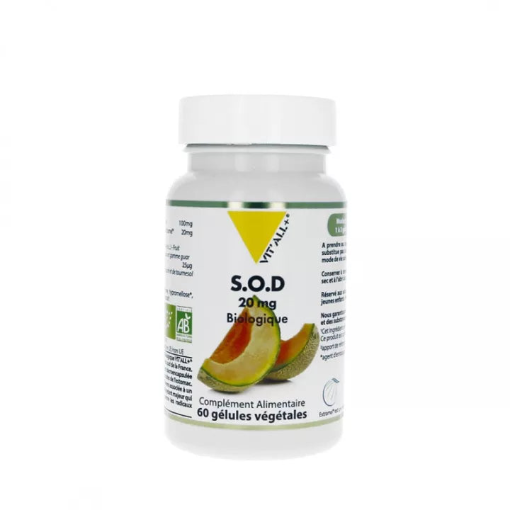 S.O.D Végétale Bio 20mg 60 Gélules