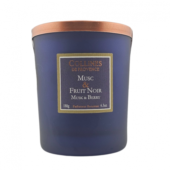 Musk and Black Fruit Scented Candle 180g