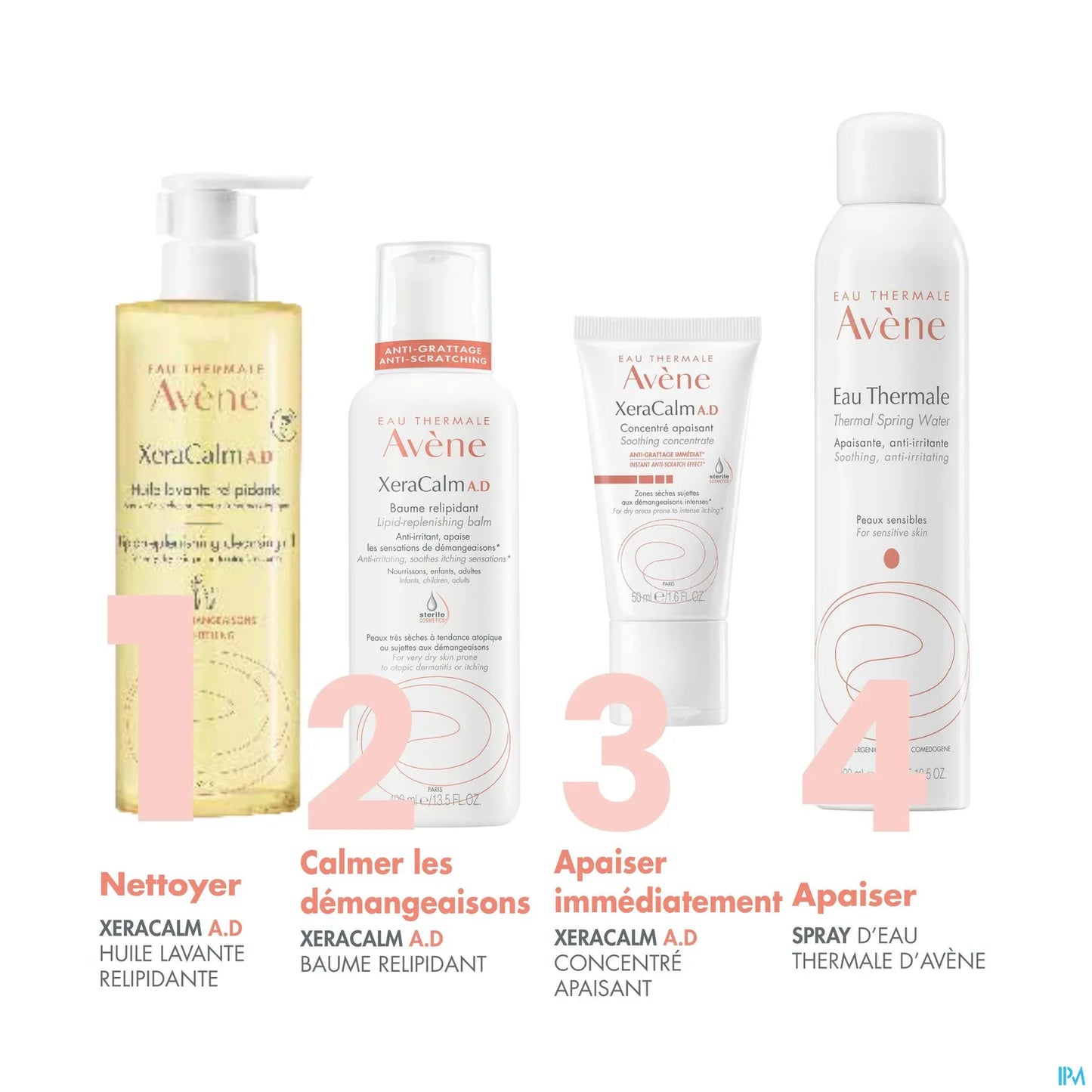 XeraCalm A.D Huile Lavante Relipidante 400ml