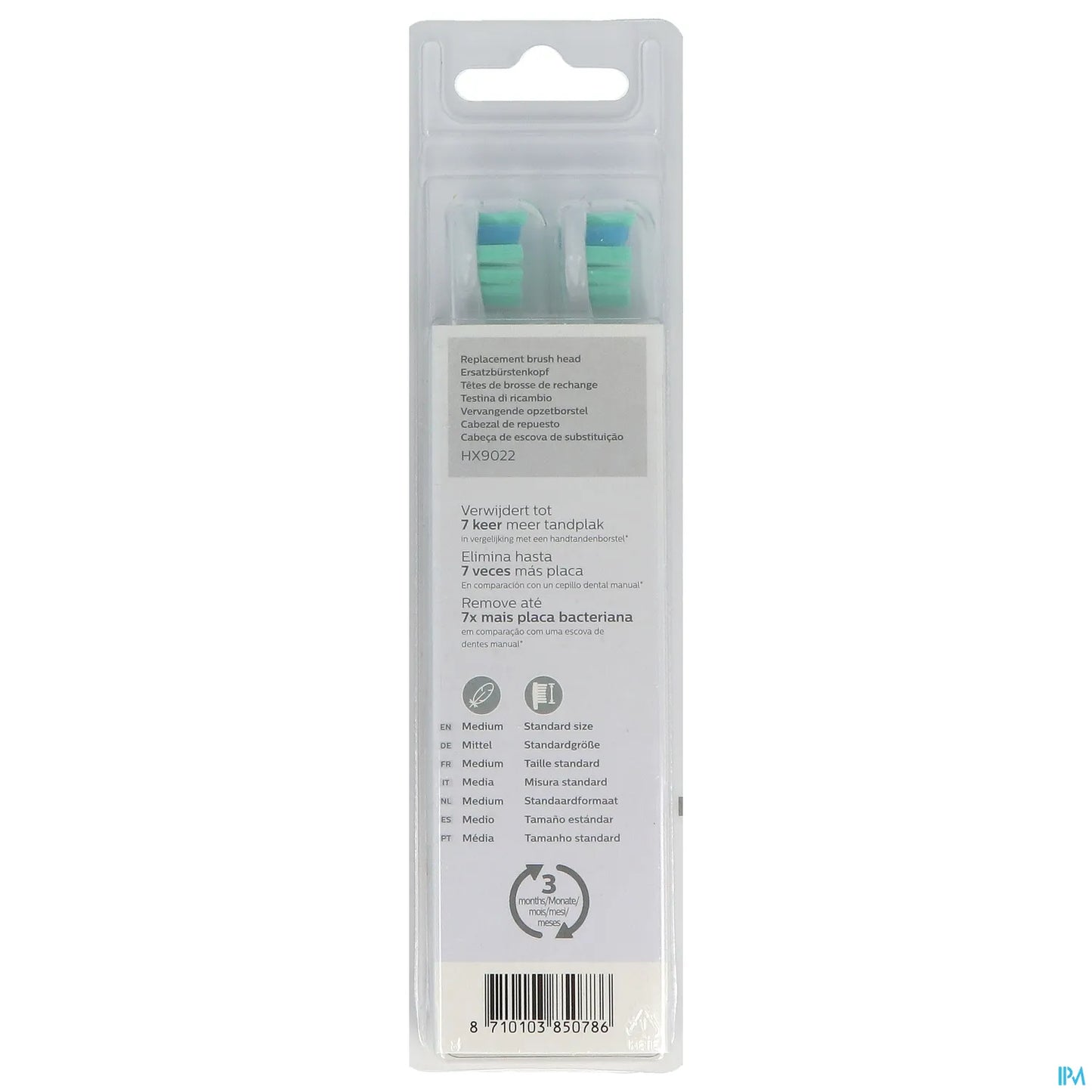 Philips Sonicare C2 Optimal Plaque Defence HX9022 2 testine