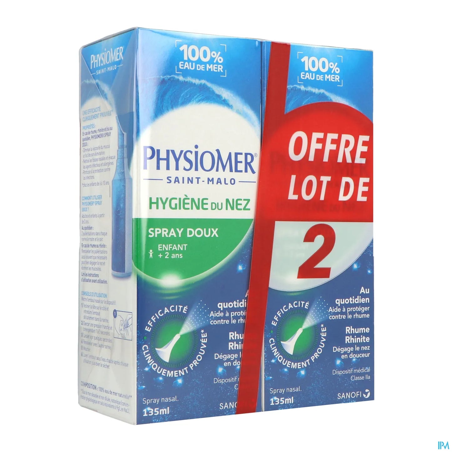Nasal Hygiene Pack of 2 Sprays x 135ml