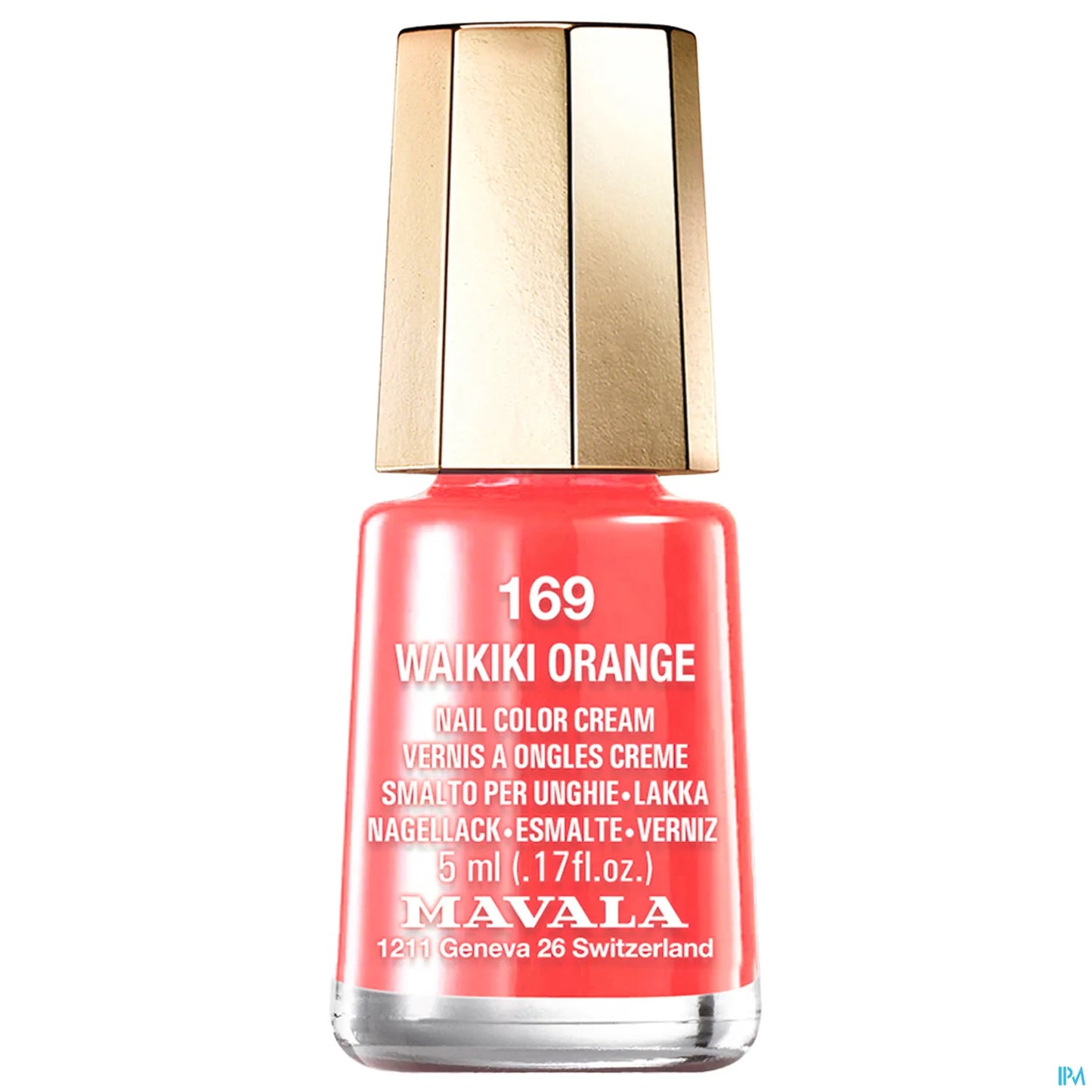 Smalto per unghie color crema Waikiki Orange 5 ml