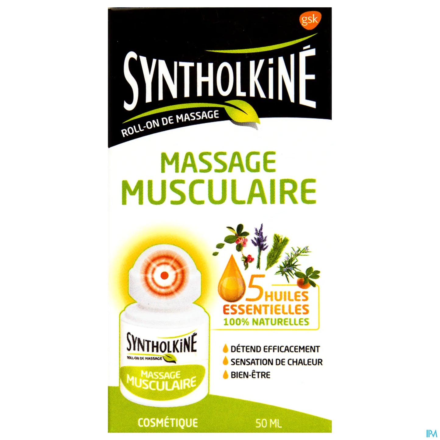 Massage Musculaire Roll-On de Massage 50ml