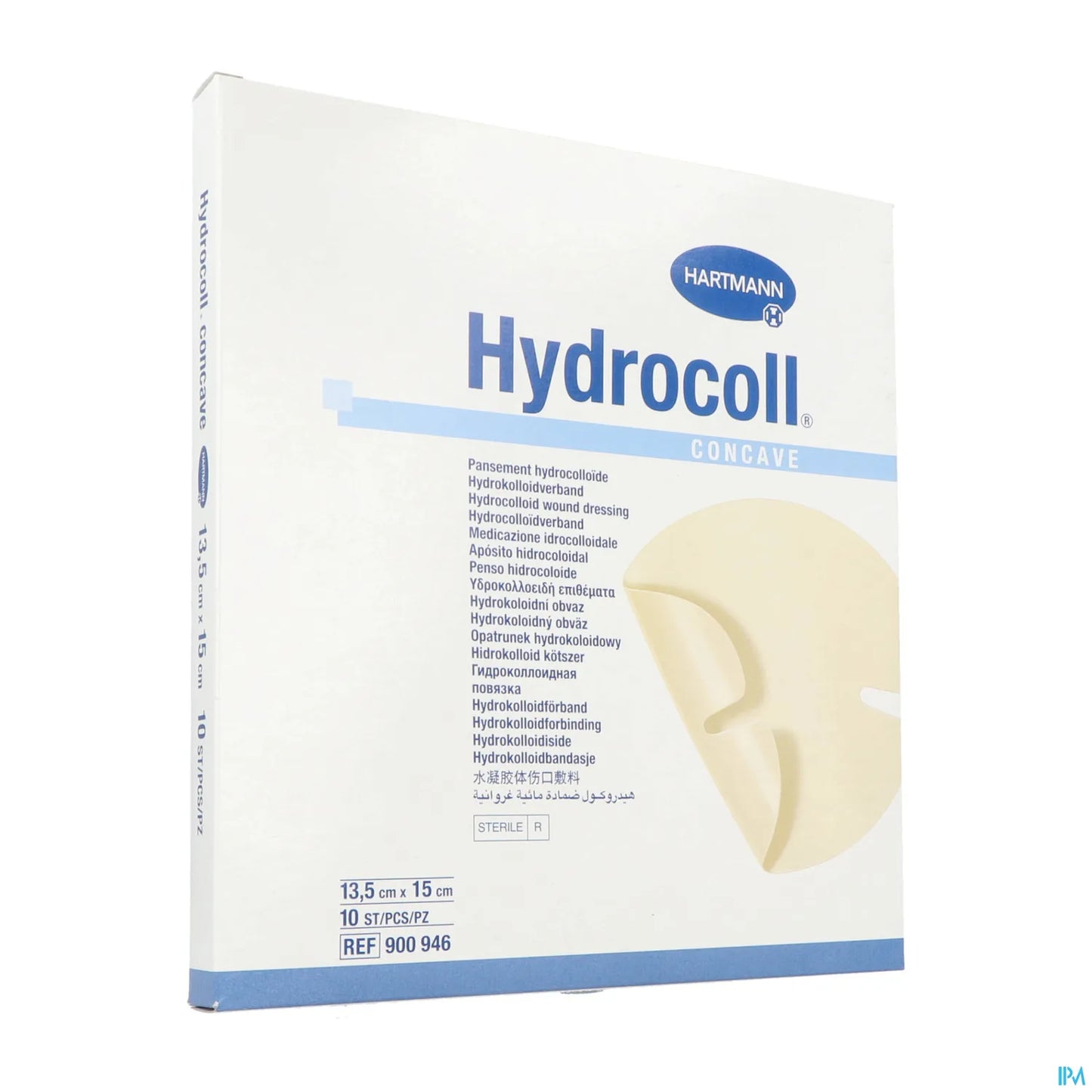 Pansement Hydrocolloïde Concave 15 x 13,5 cm Boîte de 10