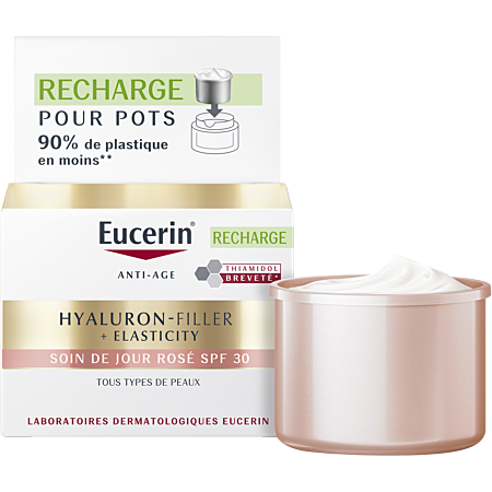 Hyaluron-Filler Elasticity Soin De Jour Rosé Spf30 Recharge 50 Ml