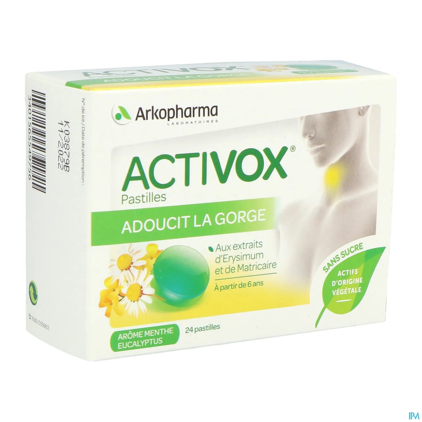 Activox Pastilles Menthe Eucalyptus 24 unités