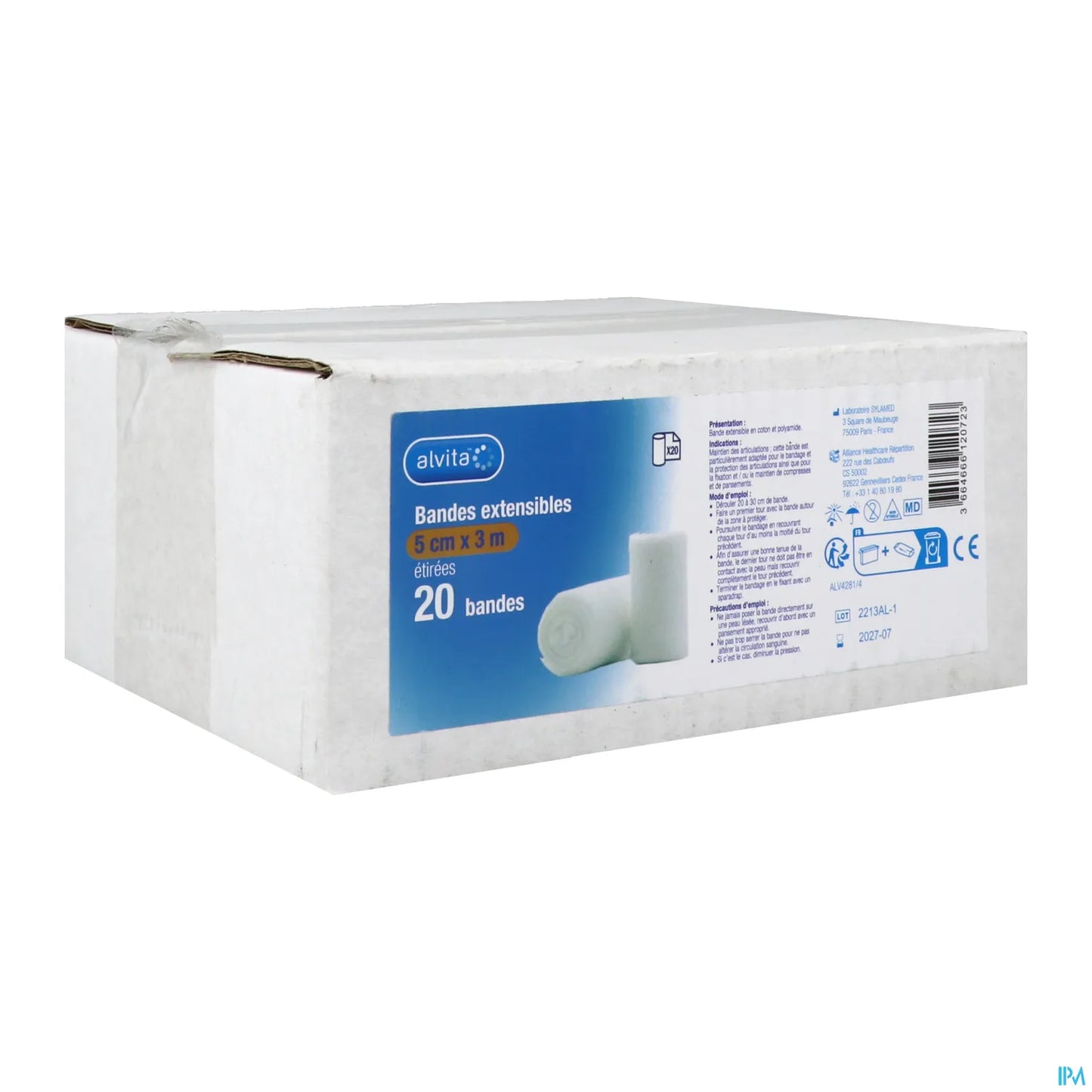 Fascia elastica 5 cm x 3 m 20 unità