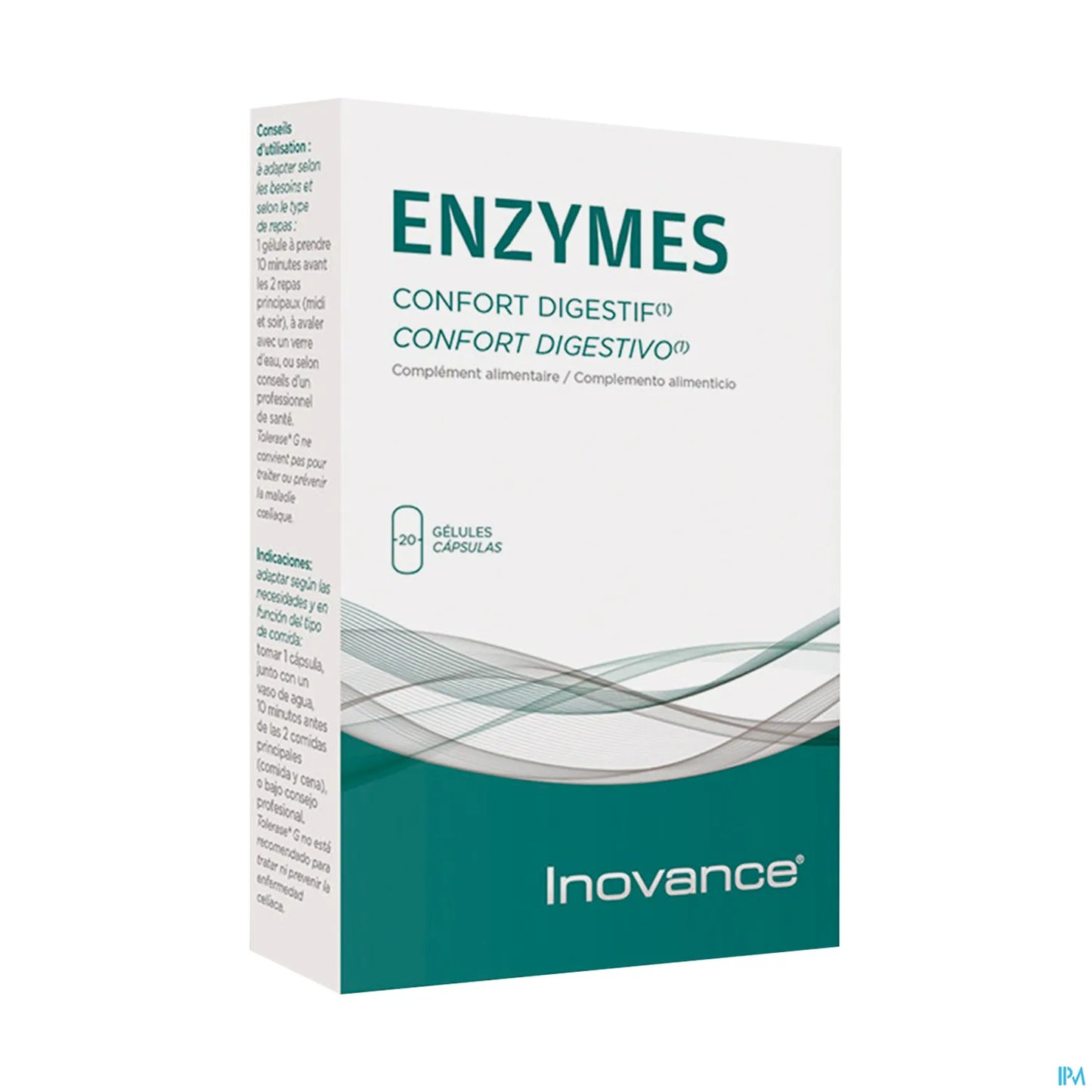 Enzymes Confort Digestif Boîte de 20 Gélules