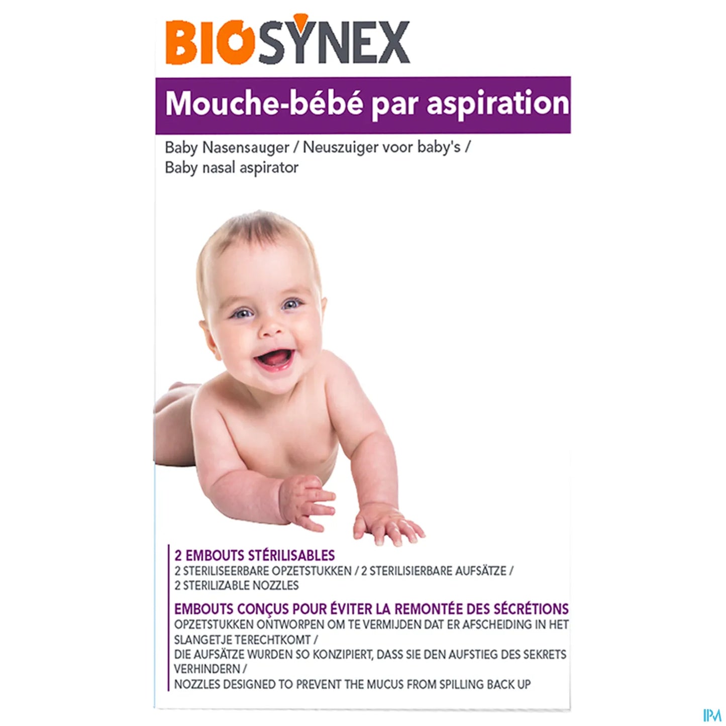 Mouche-Bébé Manuel Par Aspiration Avec 2 Embouts Stérilisables