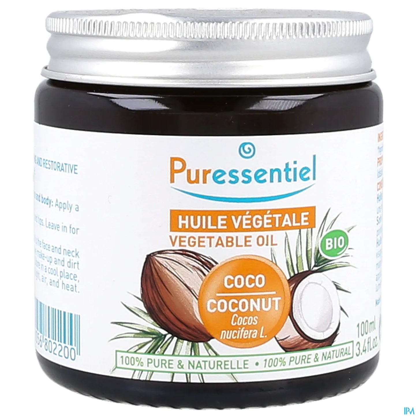 Huile Végétale Bio Coco 100ml