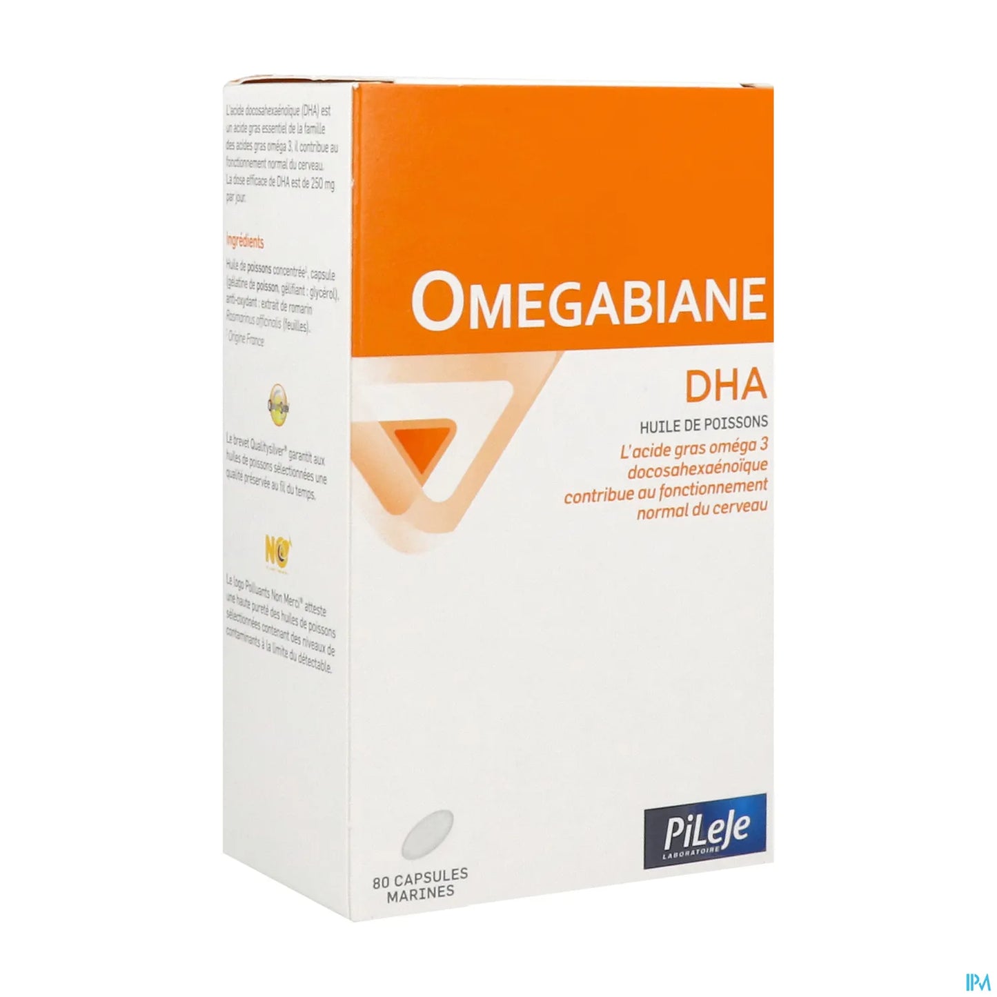 Omegabiane Acide Docosahexaénoïque 80 Capsules