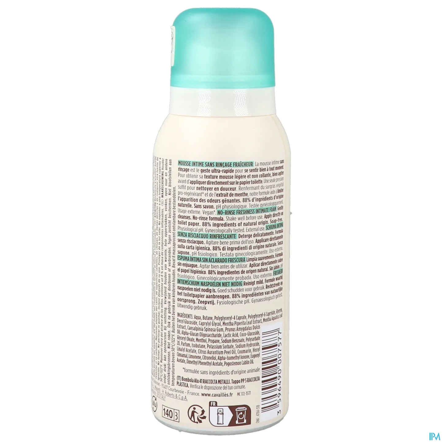 Rogé Cavaillès Fresh Leave-In Intim Foam 100ml